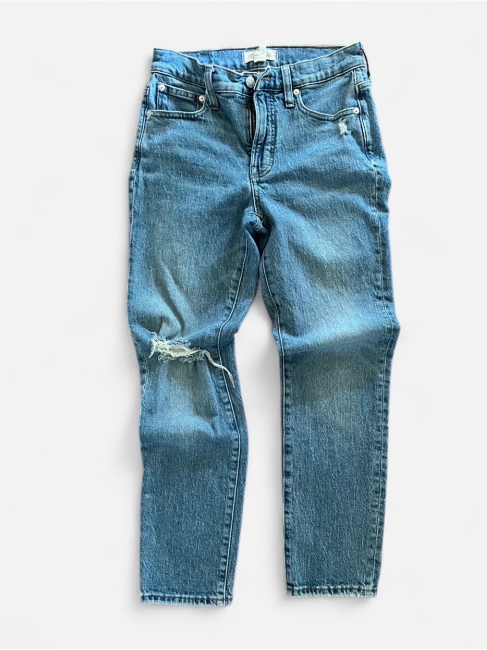 Madewell Jeans Straight Leg Medium Wash Mid Rise Size 25